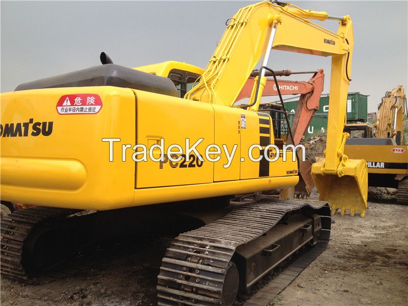 used original Japan Komatsu PC220-6 crawler excavator for sale