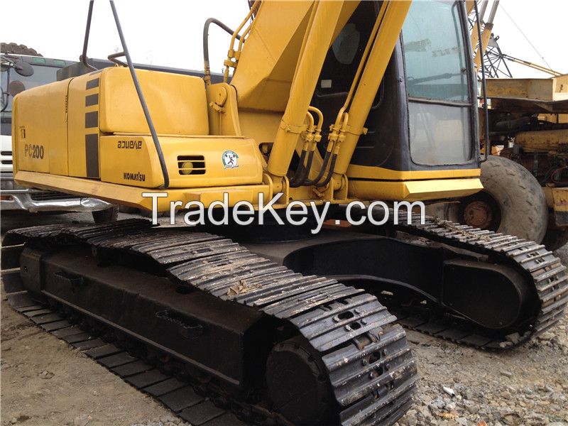 used original Japan Komatsu PC200 crawler excavator for sale