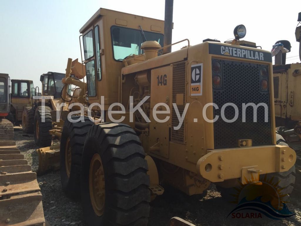 used original Japan Caterpillar 14G motor grader for sale