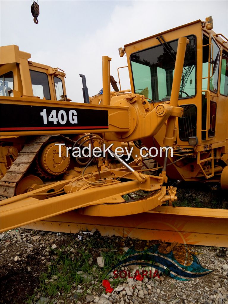 used original Japan Caterpillar 140G motor grader for sale