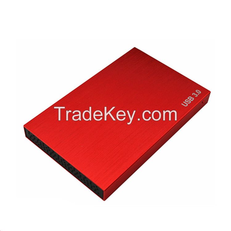 2.5 USB3.0 HDD Metal Wiredrawing Enclosure Case