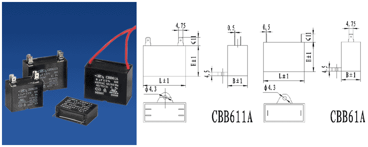 CBB61A    CBB611A  capacitors