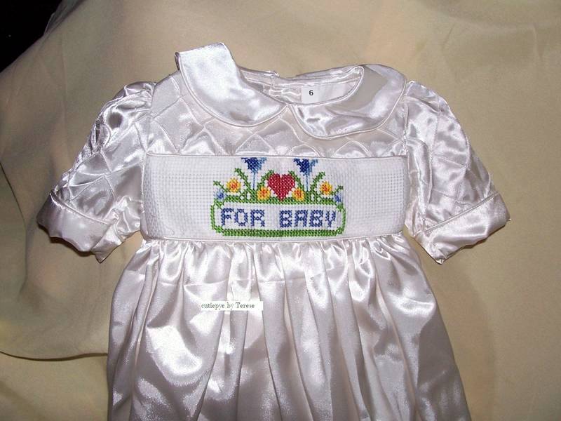 smocked christening wear