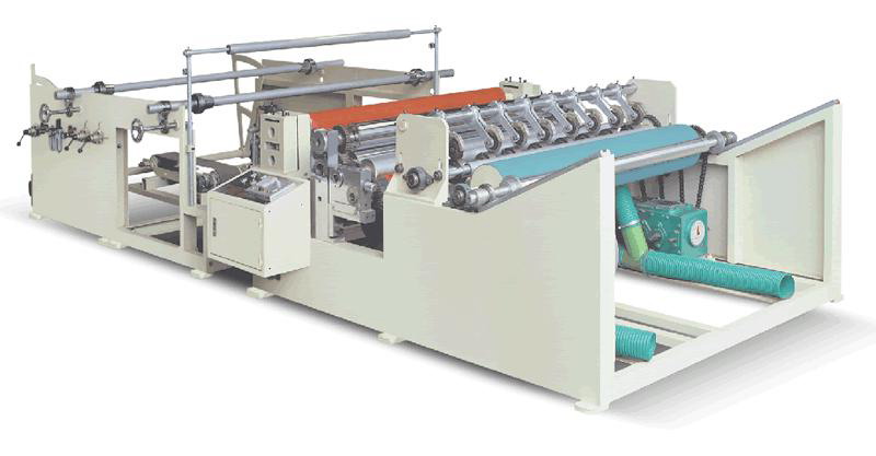 Jumbo Roll Color Printing, Slitting and Rewinding Machine