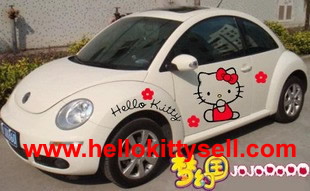 sanrio car decal