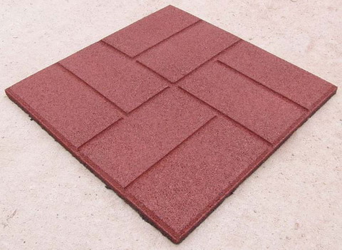 rubber multi-brick paver mat