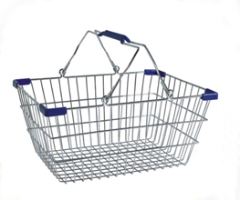 shoping basket, steel basket, plating  shopping basket