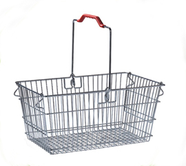 supermarket  basket, trolley basket, plating shopping basket