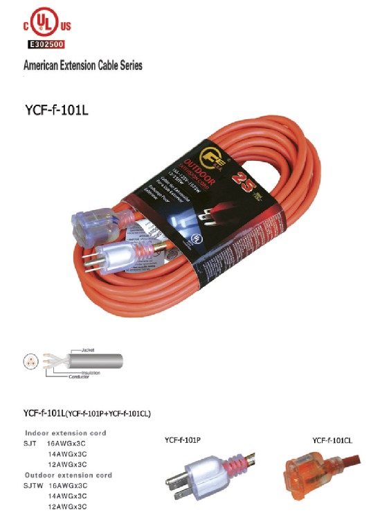 Indoor and Outdoor Extension Cable Series