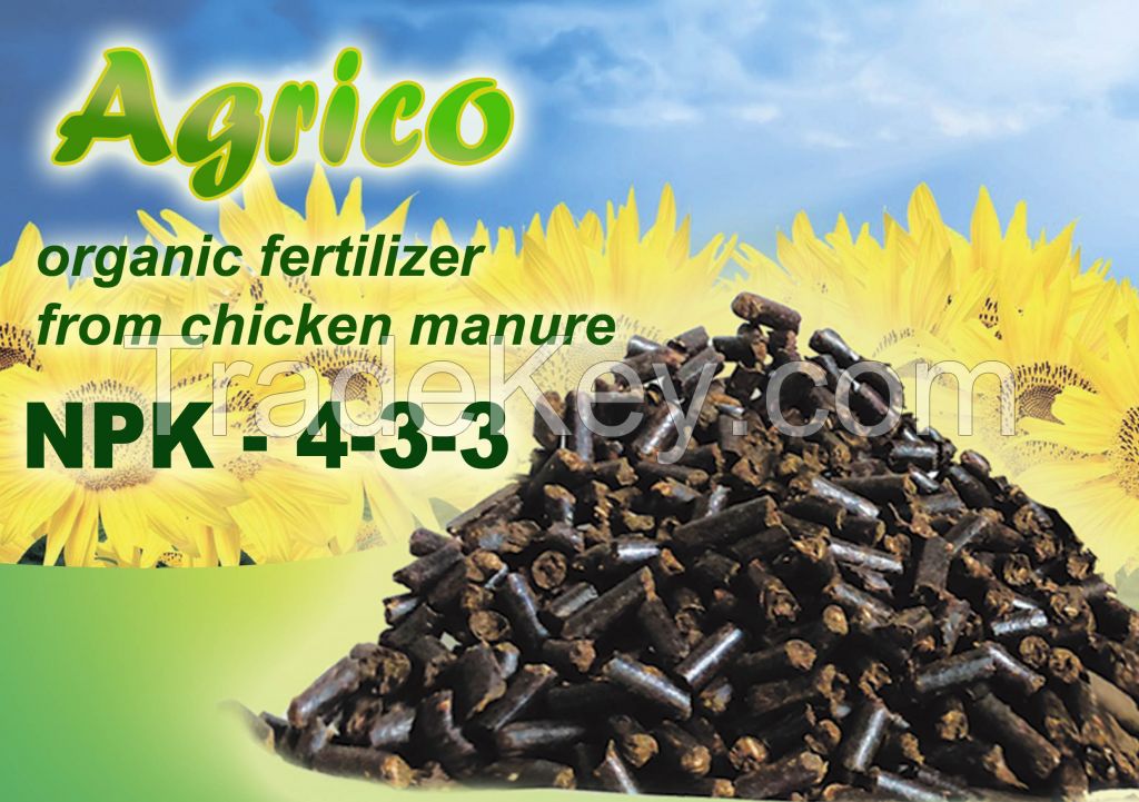 Granular organic fertilizer