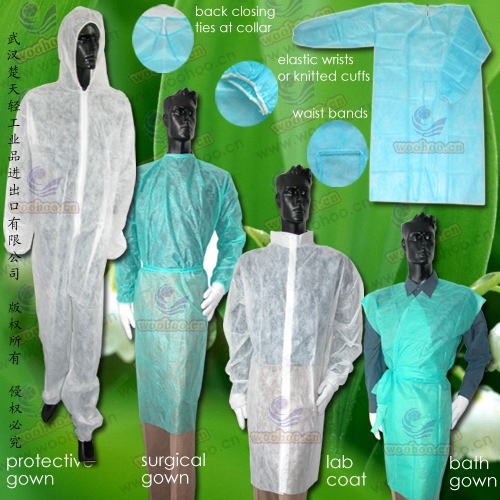 surgical gown, protective gown, lab coat