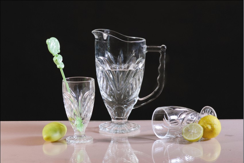 Glass pitcher