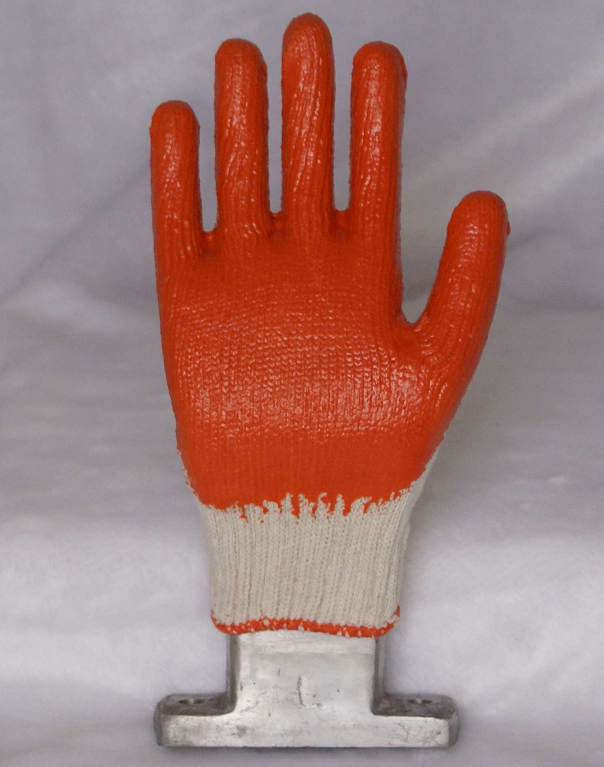 rubber coated glove