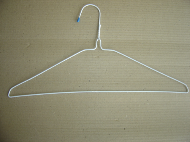 Plastic Coated Laundry Hanger made of Steel Wire