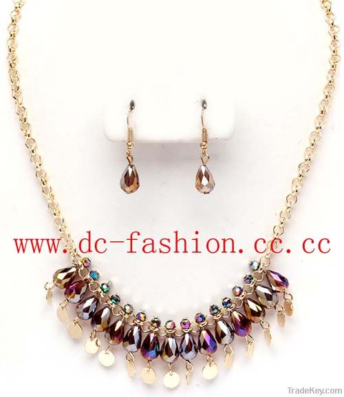crystal bead necklace
