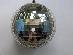 Silver Mirror Balls