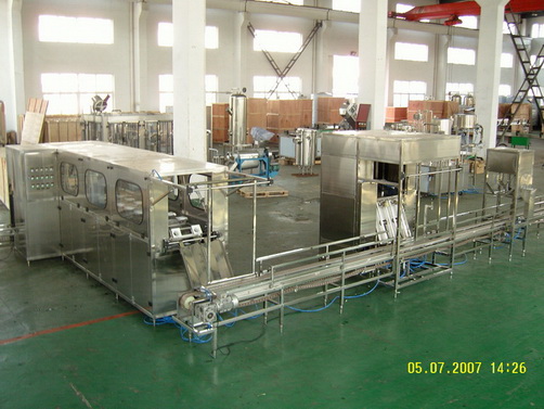 5 gallon pure water bottling line(mineral water plant, beverage)