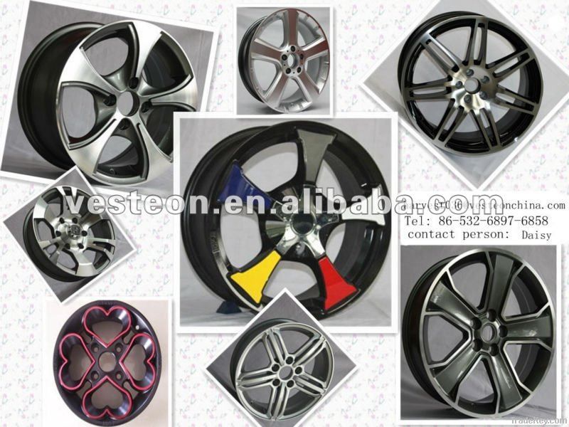 auto alloy wheels rims for AUDI, BMW, VW, PORSCHE, TOYOTA with TUV, DOT