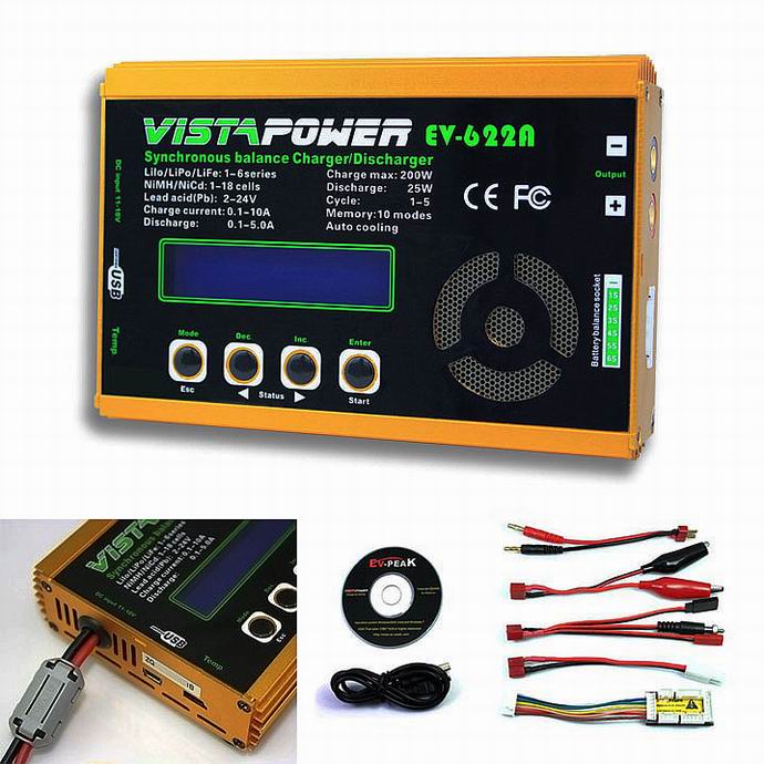 Intelligent ditital balance charger for helicopter