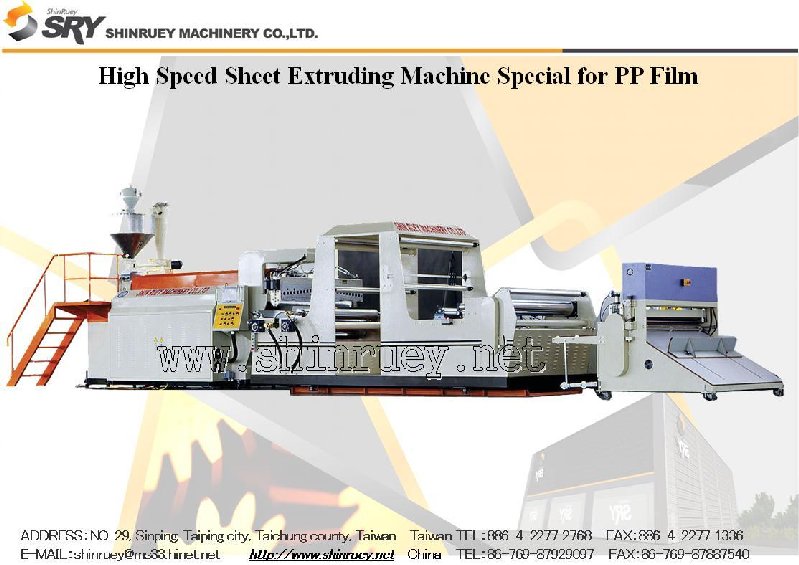 High Speed Sheet Extruding Machine special for PP Film