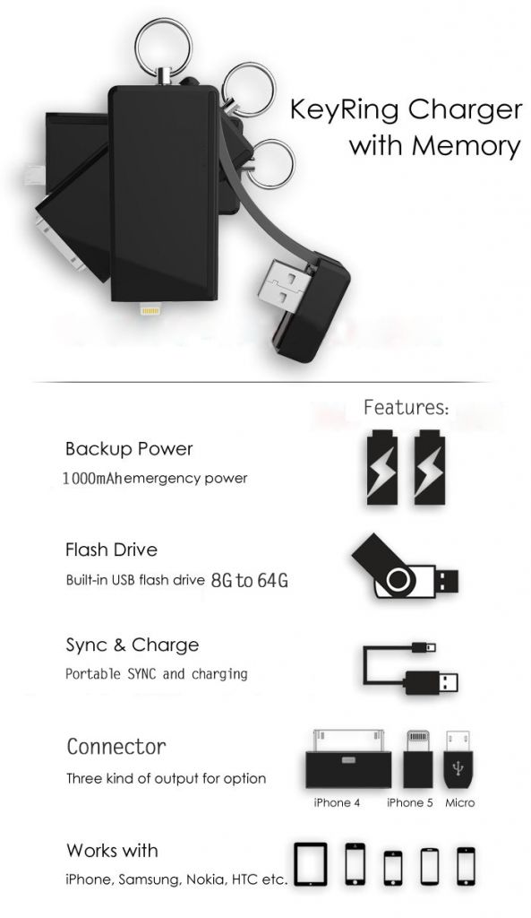 Power Bank With Flash Memory