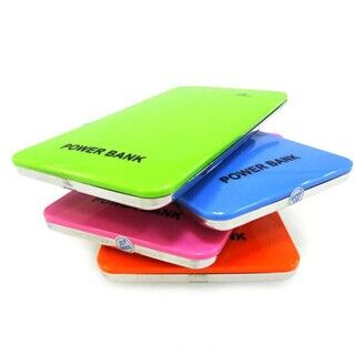 8000mah ultra slim power bank with dual USB 