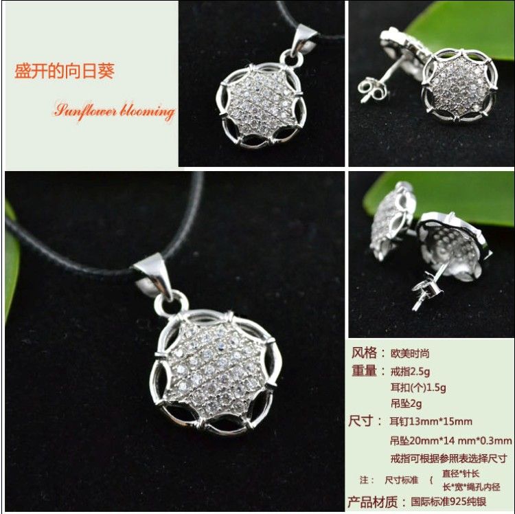 925 Silver Jewelry Fitting Fashion Silver Jewelry Sets