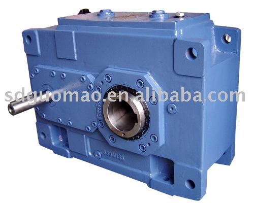 Helical bevel gear box