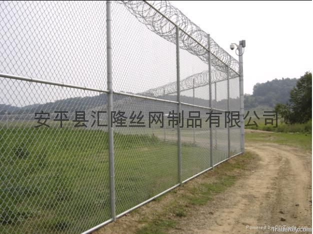 Industrial chain link fence/galvanized chain link fence/PVC chain link