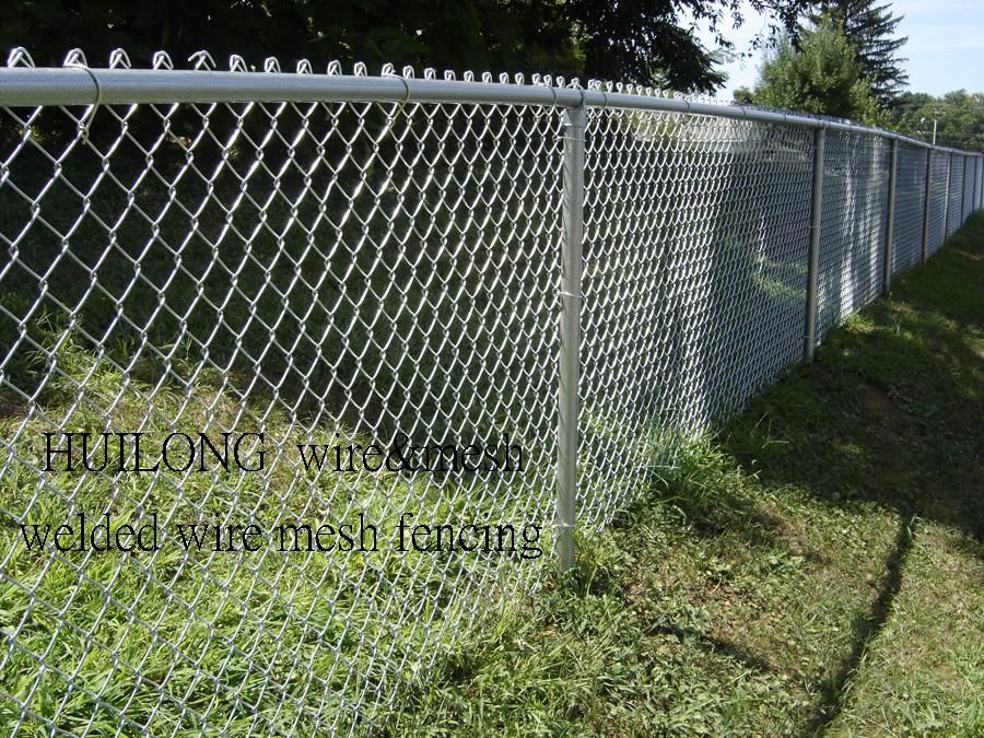 Industrial chain link fence/galvanized chain link fence/PVC chain link