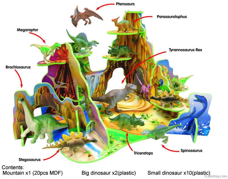 Dino Mountain Playset