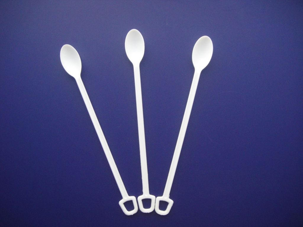 Compostable CPLA Stirrer With Spoon