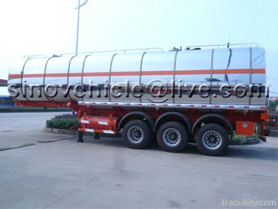 35000L Stainless Steel Oil Tank Semi-trailer