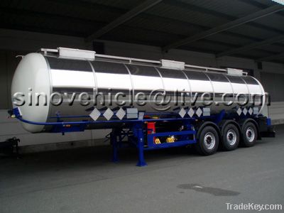 45000L Stainless Steel Edible Oil Semitrailer