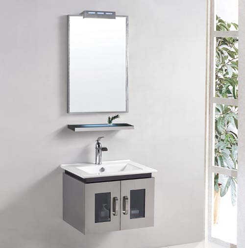 Stainless Steel Bathroom Cabinet (LD-9009)