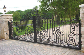 gate, wrought iron gate, iron gate, entry gate, entrance gate, sliding gate