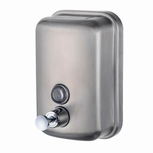 Stainless steel Soap Dispenser 500ml,Classic Hotel liquid soap holder,ABS plastic 1000ml hand wash soap dispenser(ZYQ-35B)