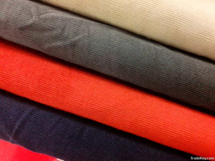 98%COTTON 2%SPANDEX 21 WALE STRETCH CORDUROY