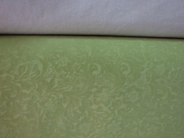 Embossed flock fabric