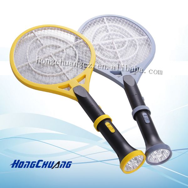 UV LED electronic mosquito bat with flashlight