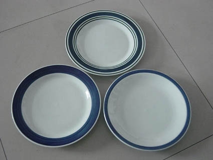 10.5 inch porcelain dinner plate stock