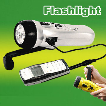Multi-Functional Dynamo LED Flashlight