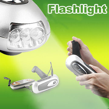 LED Flashlight / LED Torch / Dynamo Flashlight
