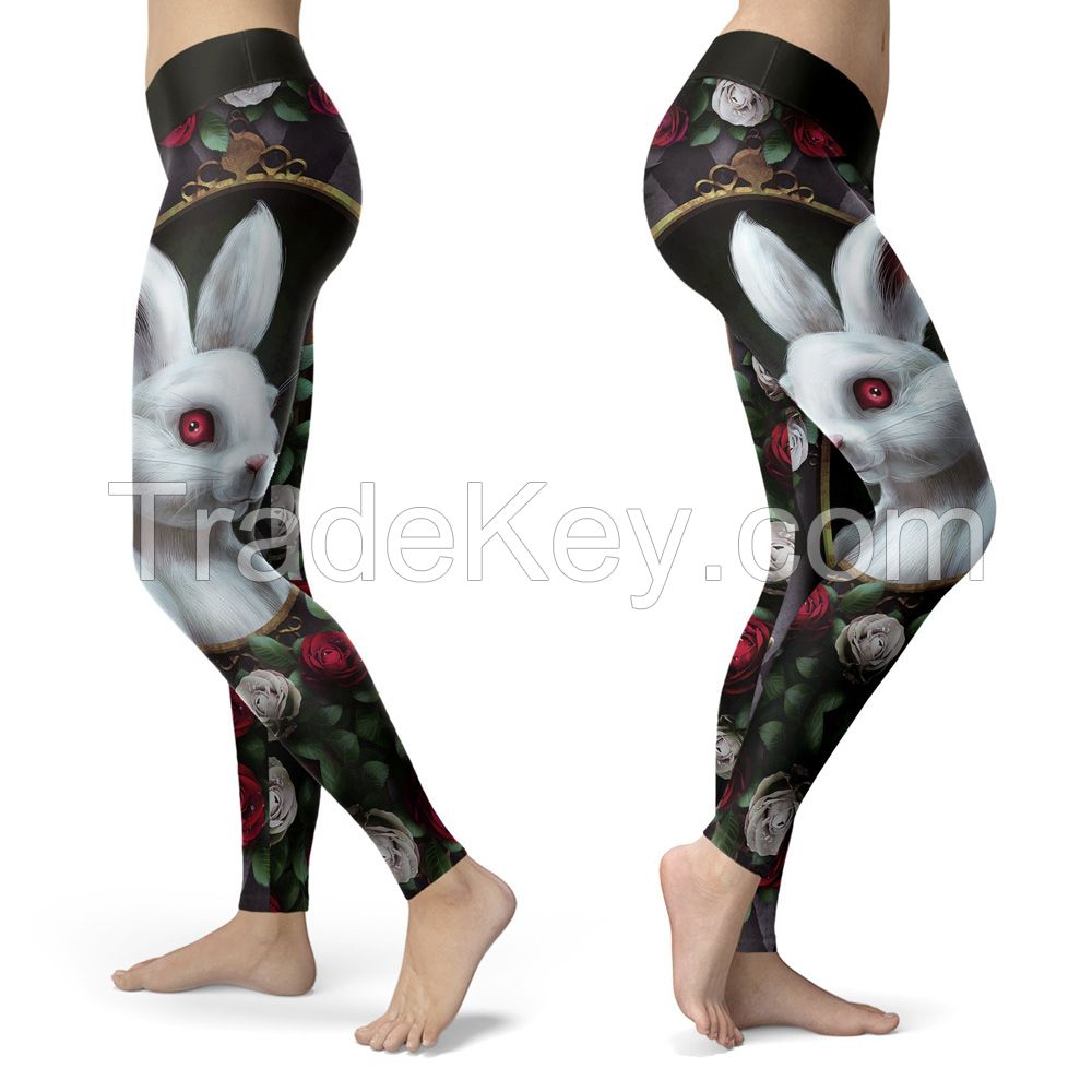 High quality new arrival legging for women fitness leggings Polyester sublimated leggings in cheap price