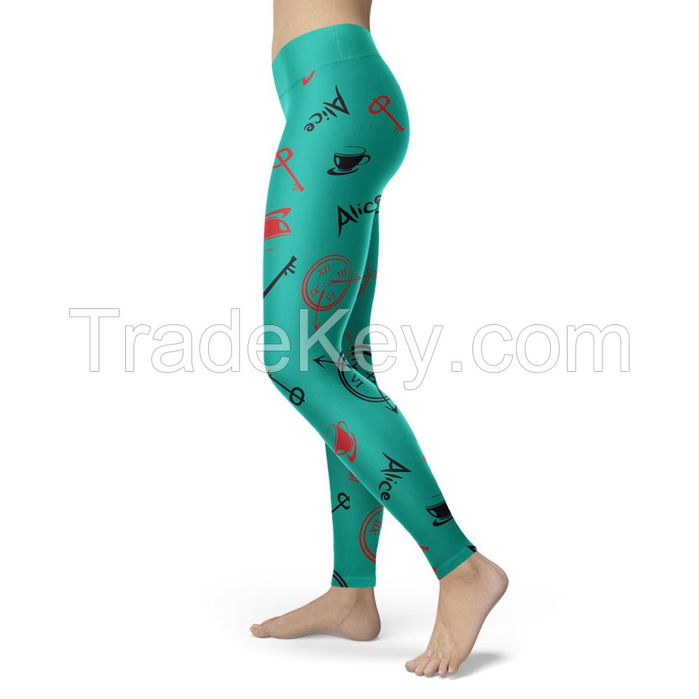 Premium Quality Custom Sublimation Women Leggings Wholesale Gym Wear Fitness Leggings Yoga Wear Wholesale Odm