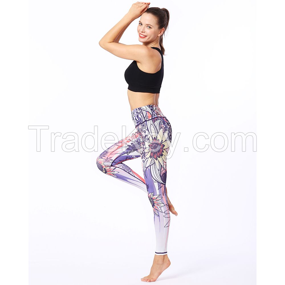 Women Leggings Women High Waist Yoga Leggings Pants High Impact Compression Leggings sportswear