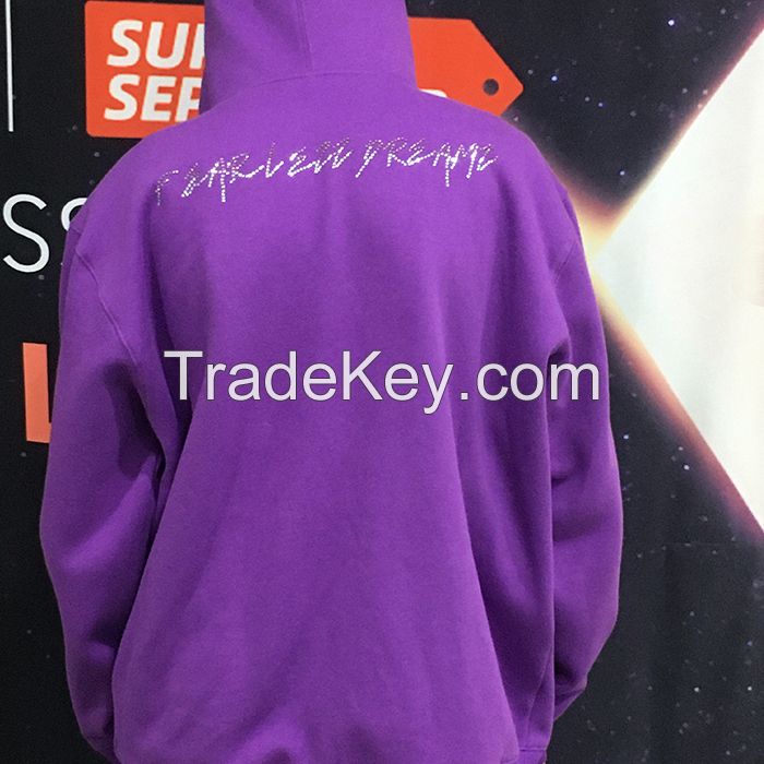 Custom Hoodies Blank Streetwear Plus Size Men's Pullover Full Zip Up Wholesale Printed Oversize Heavy Sweatshirts Men's Hoodies