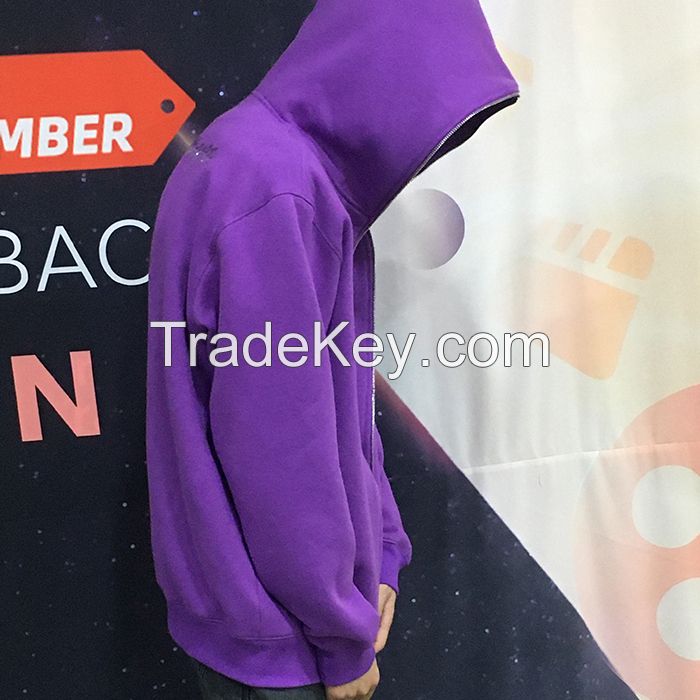 Custom Hoodies Blank Streetwear Plus Size Men's Pullover Full Zip Up Wholesale Printed Oversize Heavy Sweatshirts Men's Hoodies