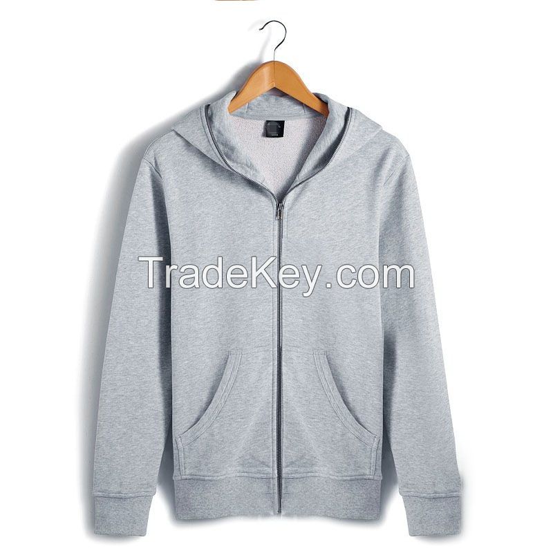 Wholesale Unisex High Quality Custom Hoody Jacket Men Heavy Fullzip Zipper heavi Hoodi Blank Full Face Zip Up Men's Hoodie