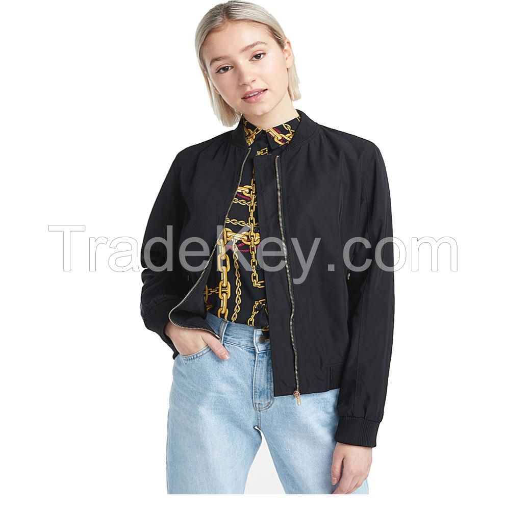  woman logo design oem jackets reversible camouflage bomber jacket